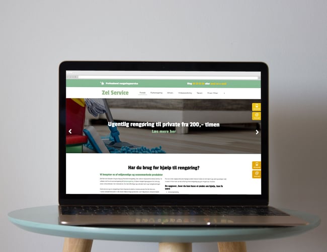 Zelservice.dk - Rengøring med kontor og egne produkter - Overskuddet ligger på ca. 235.000 kr.