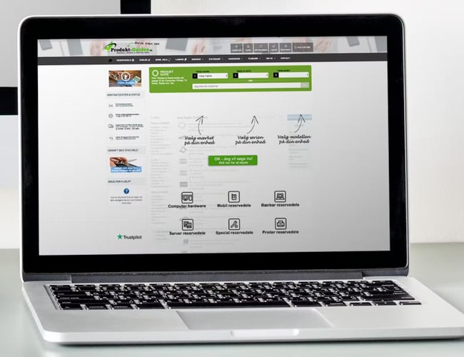 Produkt-guiden.dk - 10 år gammel webshop med dagligt salg og omsætning på 575.000,-