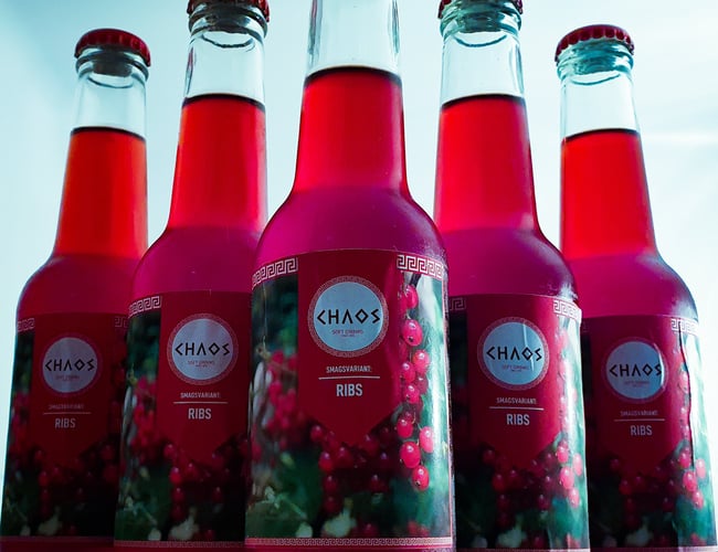 CHAOS Soft Drinks - sodavandsbrand med opskrifter, design og professionel, køreklar webshop 