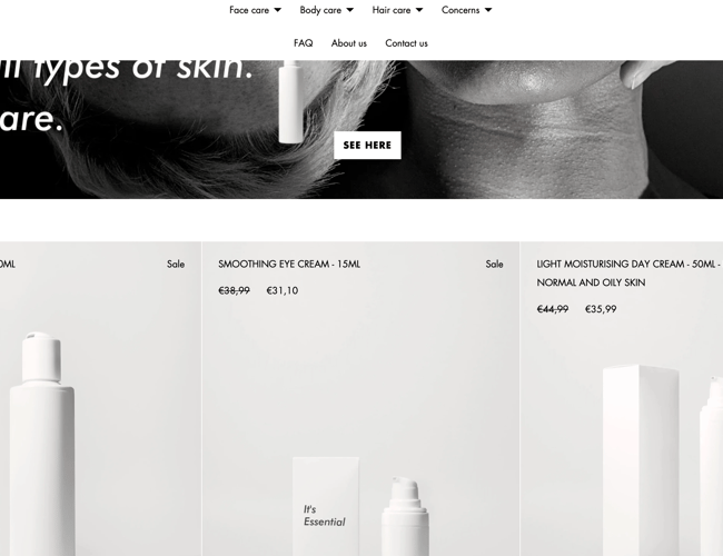 Køreklar Skincare webshop  - Bliv europas største skincare virksomhed!