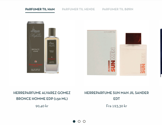  Dropshipping webshop - Myparfume.dk