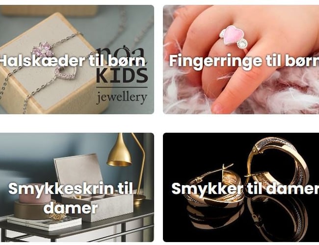 Webshop med salg af juleartikler og broderede og navnepåsatte artikler til baby og børn