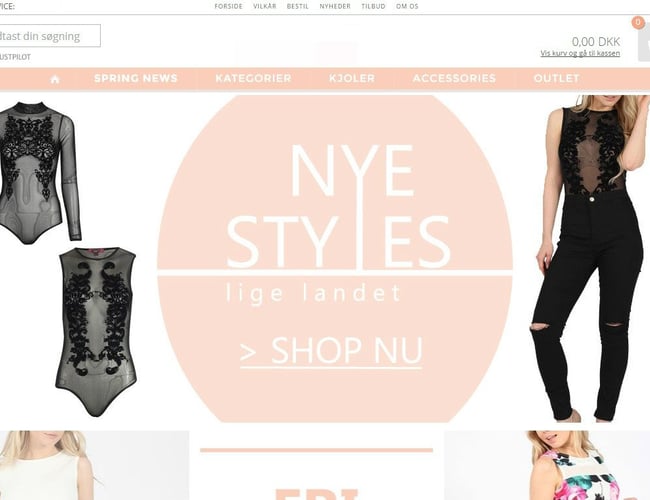 Gratis Webshop - Betal kun for varelageret