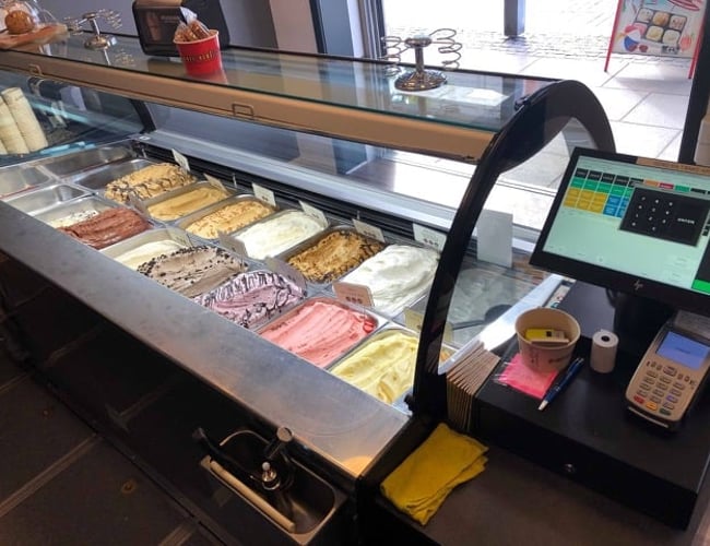 Perfekt lokation til is-bar eller lign. - Afståelse