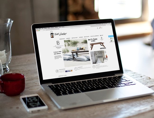 Webshop med brugskunst og designprodukter - Omsætning på 750.000 kr. i 2018