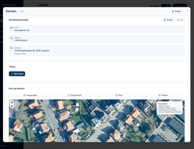 Leadværktøj til håndværkere og servicefolk. Klar til launch, fuld af automatik og med stor skalérbarhed.