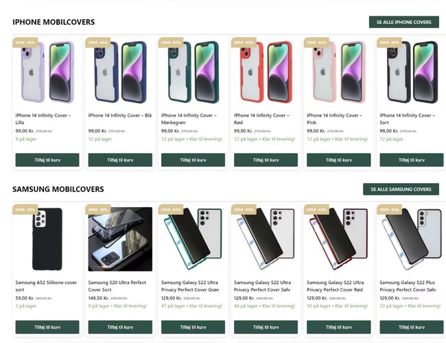 Stor detailwebshop - PanzerScreen.dk - Sælges - Omsætning 2022: 3.1 mio kr.