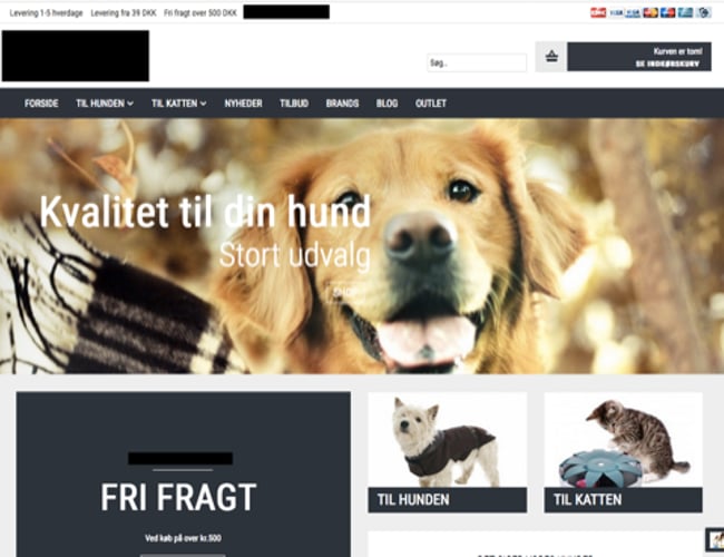 Markedets flotteste kæledyrswebshop