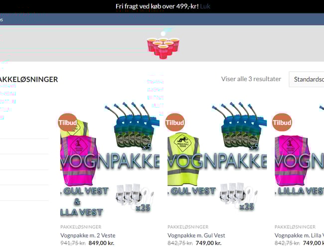 Webshop Den Fulde Kop - Trustpilot på 4,4 stjerner. - Festtilbehør til enhver fest