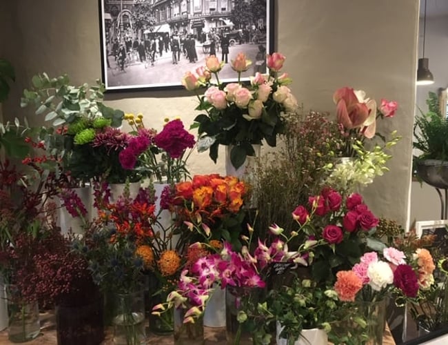 Blomsterbutik til afståelse