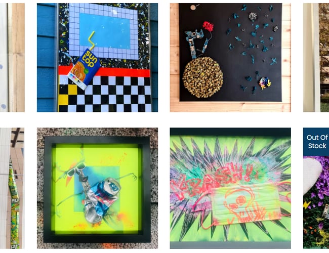 Bæredygtig kunst Webshop og Community af kunstnere  (Trash - Art + hjemmeside, netværk mm.) - Overskud før skat 20.000 DKK