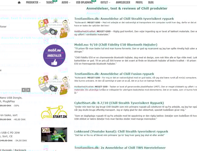 Chill – Kendt Varemærke & Webshop med 25 års historik