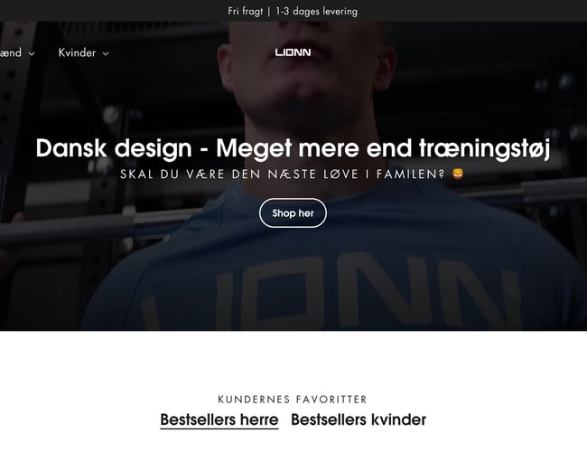 Sportstøjbrandet Lionnwear sælges