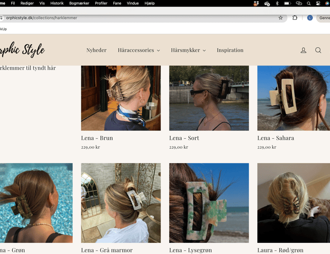 Hår accessorie univers drevet i 3 år
