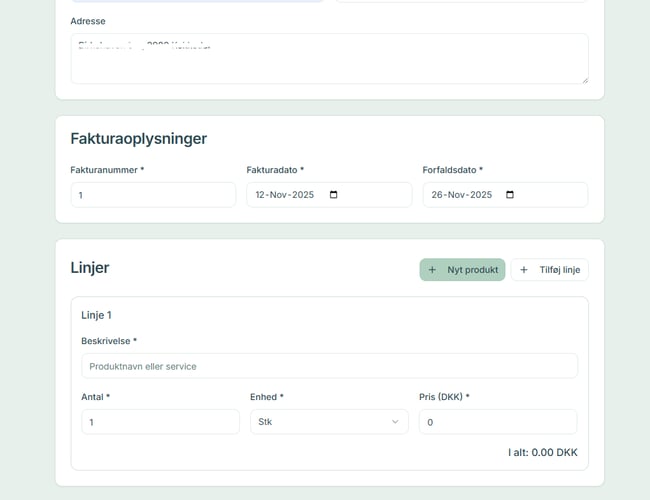 Fakturly.dk - Fakturering på den nemme måde SÆLGES