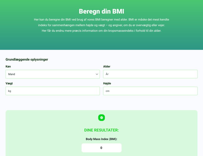 Salg af SEO-optimeret sundheds- og fitnessblog med BMI-, kalorie- og vandindtagsberegnere.