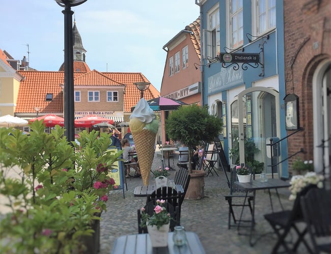 Butikslokale + Ejendom i Faaborg, meget centralt beliggende