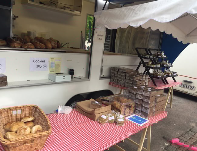 Salgsvogn med stenovn og salg af friskbagt brød - Omsætning 1 mio kr. 2018