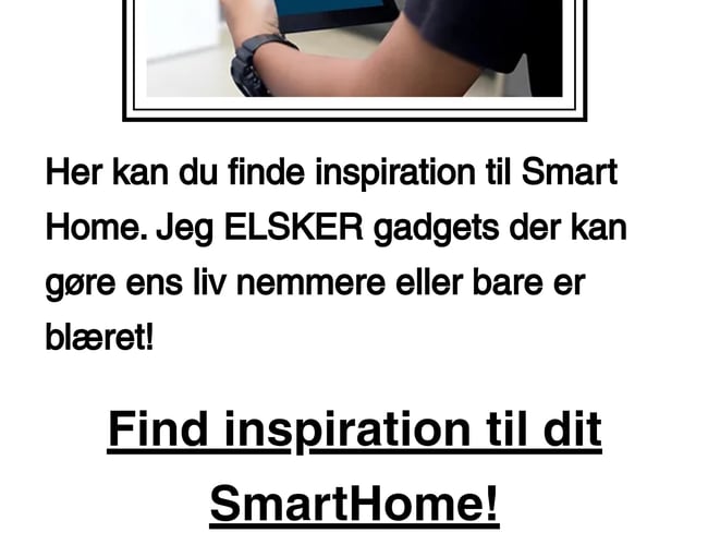 Affiliate marketing side - Techgeek.dk