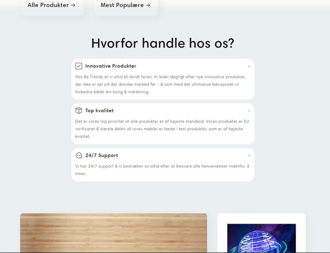 Køreklar webshop | Stort udviklingspotentiale | Indenfor boligforbedring