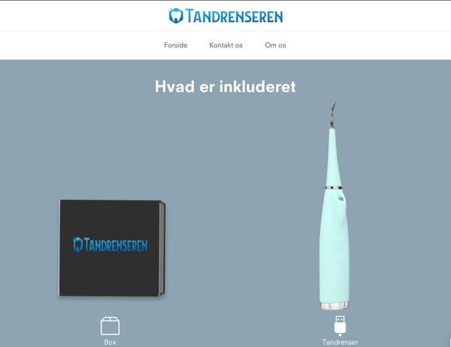 Køreklar dropshipping webshop Tandrenseren.dk