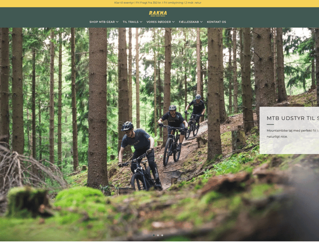 Danmarks (måske) første mountainbike tøjbrand