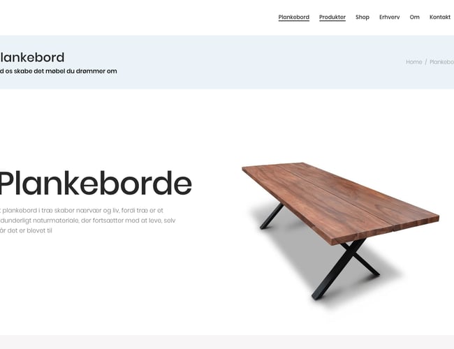 Partner søges til Woodstyle.dk specialforretning med håndlavede møbler i egetræ