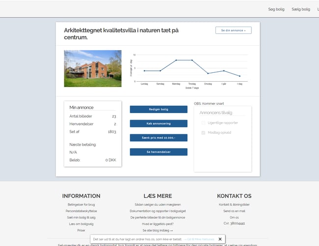 Boligportal til private og foreninger