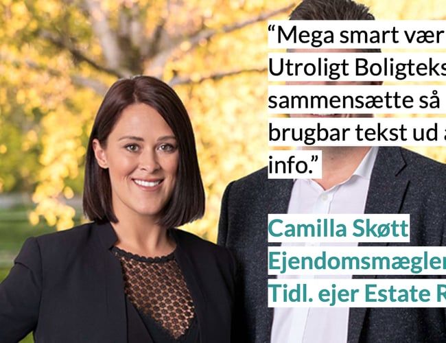Boligtekst.ai - AI værktøj til ejendomsmæglere og tekstforfattere + templates til andre brancher