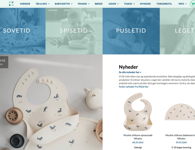Babycircle.dk - NY PRIS - Webshop til baby og småbørn med bæredygtigt fokus - 2021 omsætning: 1.118.000 kr.