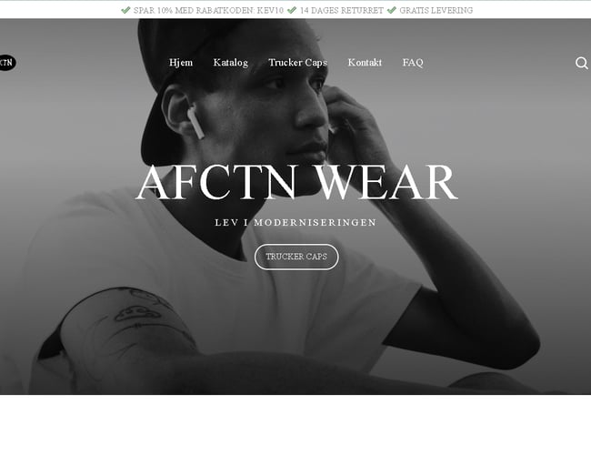 SALG AF WEBSHOPPEN AFCTN.DK