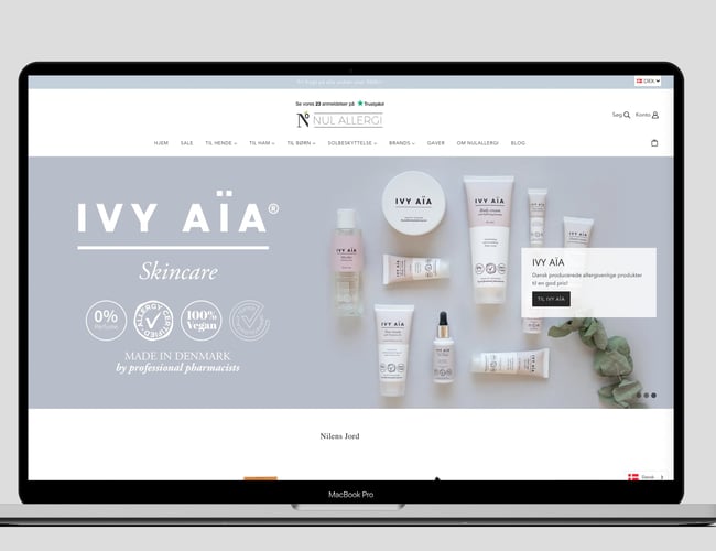 Partner med flair for marketing - Sælger skønhedsprodukter, som er certificeret af AllergyCertified