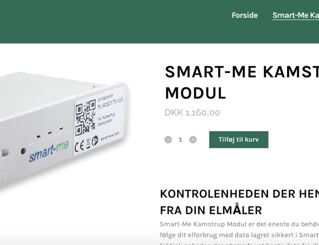 Elmodul.dk - Produkt med live overvågning af strømforbrug - Fortjeneste på 23 %
