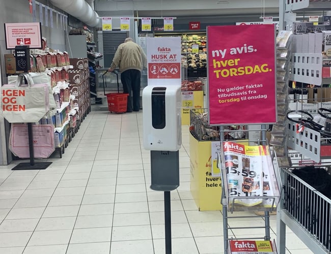 Shop med salg af dispenser! 