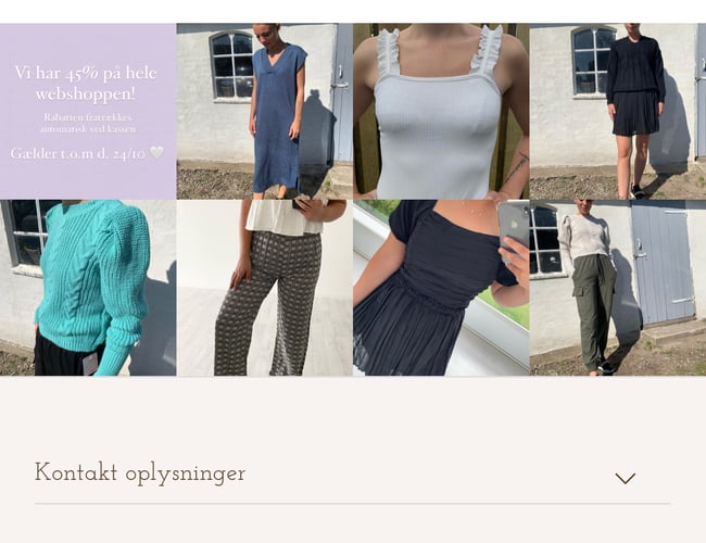 Bylina.dk - Salg af webshop med modetøj til kvinder - Varelager inkluderet på: 15.000 DKK