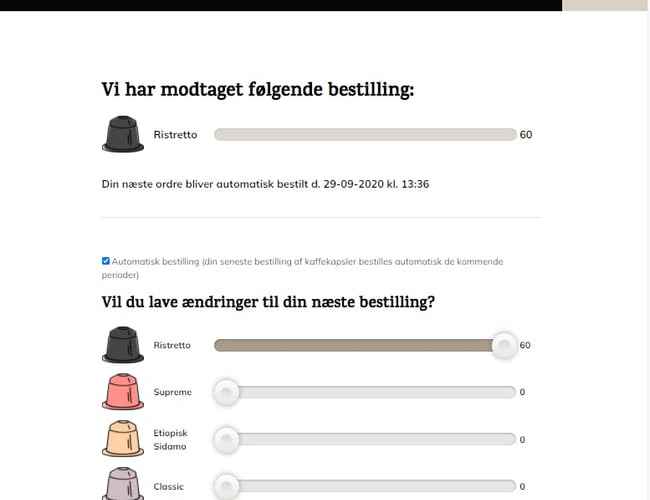 Abonnementswebsite med tilhørende shop med mdr. omsætning på 100.000 kr. 