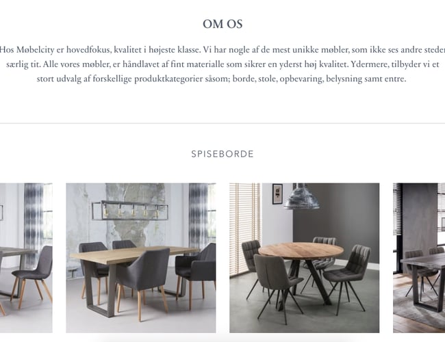 Dropshipping side, dansk leverandør - stort potentiale