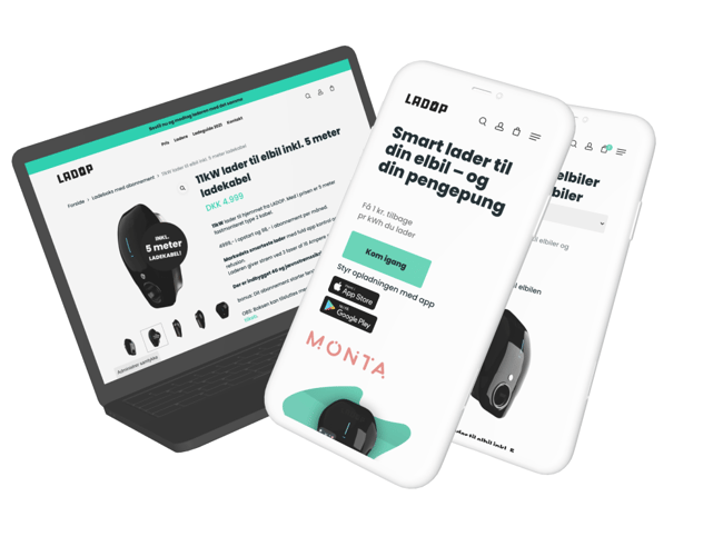 LADOP.dk - Ladere til elbiler - Omsætning på 469.525 DKK - Vækstet 100% organisk gennem god SEO