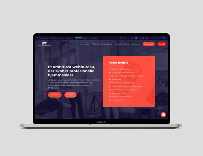 Webbureau med omsætning i 2022 på 750.000 - Gode SEO-placeringer - ApS selskab