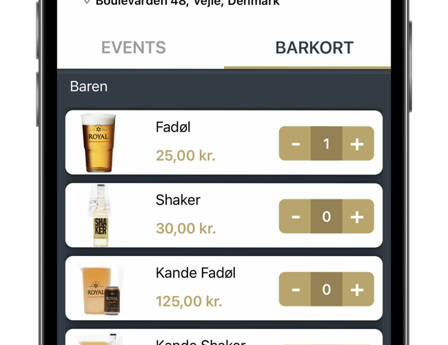 Gymnasiefest billet- og barsystem - solgt over 30.000 billetter.