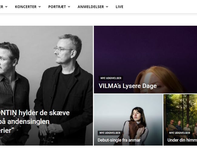 Musik site der fokuserer på danske bands sælges - Indtjening på google ads