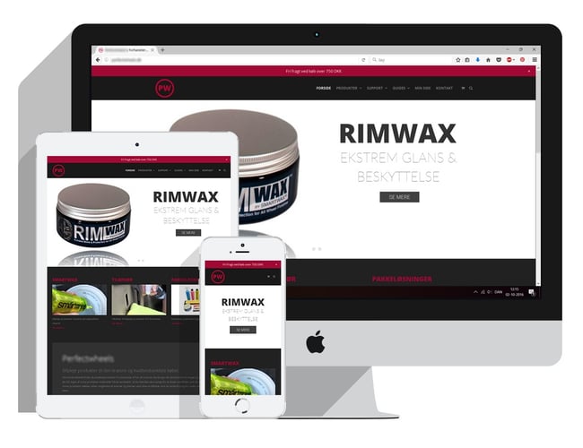 Salg af funktionsdygtig webshop med flot design