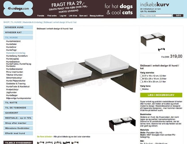 Eftertragtet webshop med kvalitetsudstyr til hunde og katte