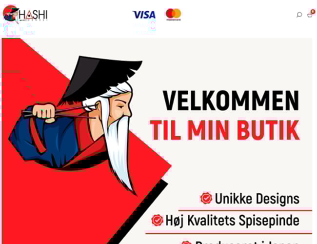 Hashi-sensei - Webshop med salg af spisepinde importeret fra Japan af høj kvalitet. - Omsat i alt:  41.148 kr.