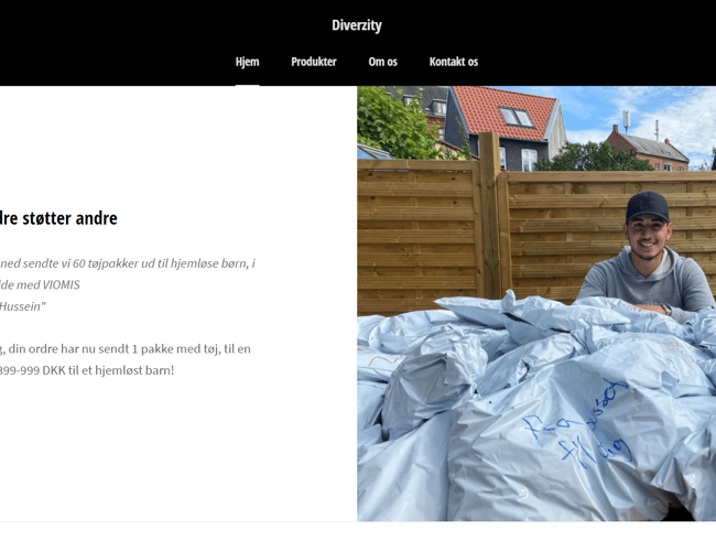 Diverzity - Tøjbrand til salg - inventar og varelager inkluderet