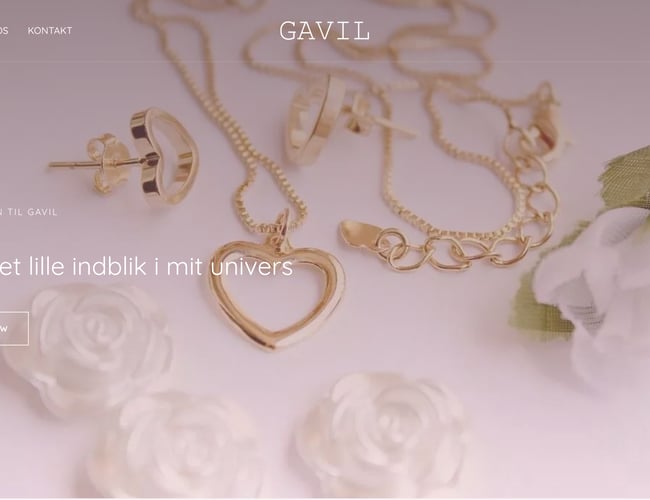Dropshipping webshop - Gavil - Sælger smykker til kvinder