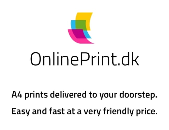 Onlineprint.dk - En printservice med 100% automatisk forsendelse til døren.