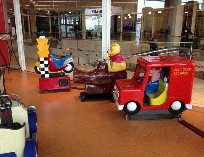 Legeland og Café i Rosengaardcentret i Odense