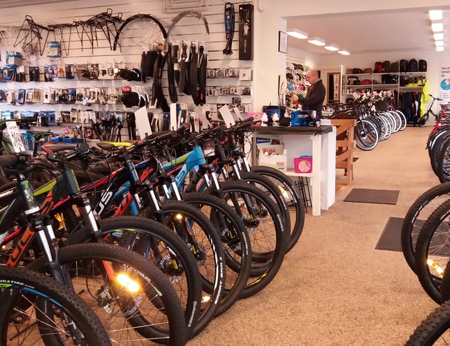 Attraktiv cykelforretning i Hadsund til salg