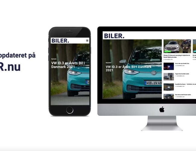 Biler.nu onlinemedie til salg - 80 videotests, og mere end 1.000 nyhedsartikler. - Organisk Trafik: 13.000 hver måned. 